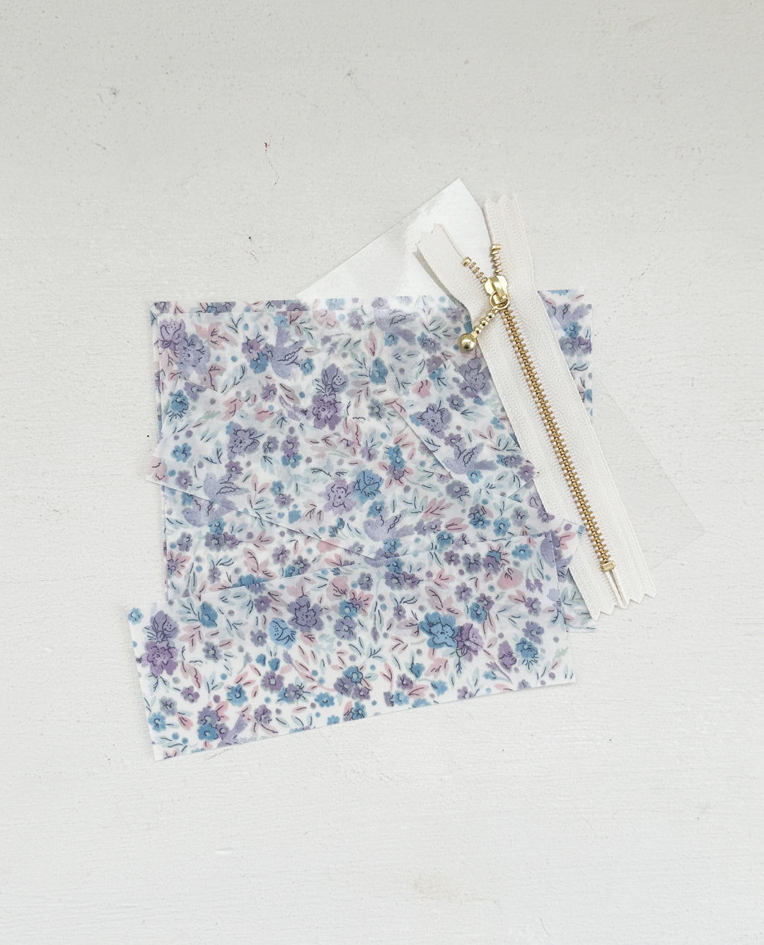 【材料キット】《クリア窓付きラミネートポーチ》_Baby&Kids Handmadeオリジナル(レシピなし)(kit-0124)