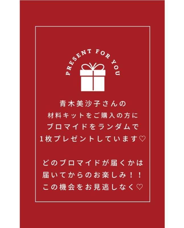 【材料キット】 《ビッグリボンシュシュ》キット_青木美沙子のソーイングブック2掲載(レシピなし)(kit-0044)