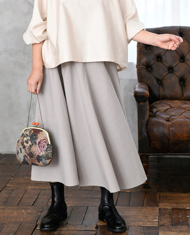 【型紙/レシピなし】ドレープが美しいセミサーキュラースカートbyあっこたん/金子敦子 (LBS8726-14)