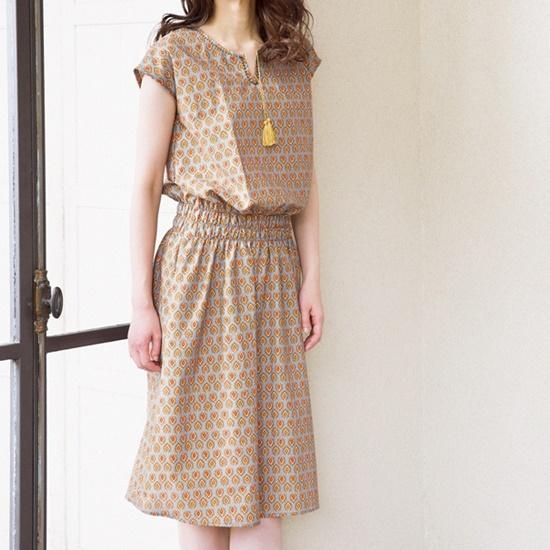 【型紙】ブラウジングワンピース Designed by Yuko Katayama（SB-0013）