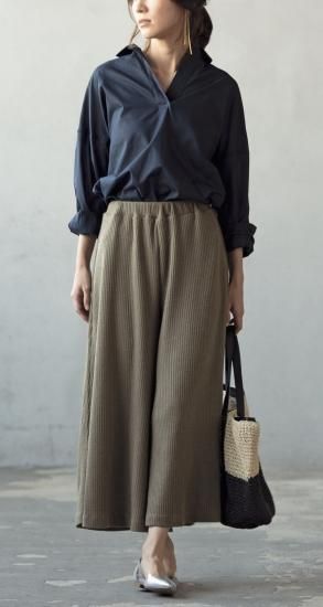 【型紙/レシピなし】ガウチョパンツ（LBS4790-11）