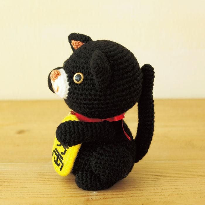 【DL編み物】あみぐるみ/招き猫　Design by Ikuko Saito(DLknit0020）