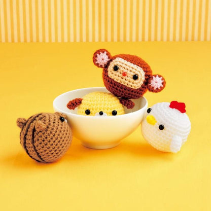 【DL編み物】あみぐるみ/干支のなかまたち　Design by Miyuki Ichikawa(DLknit0015)