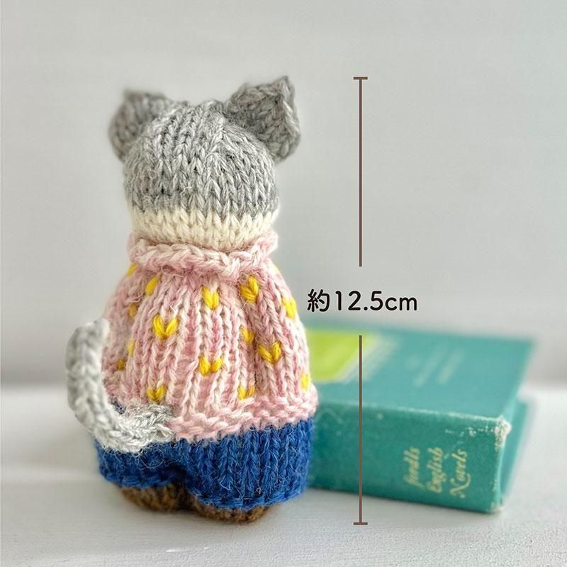 【あみぐるみキット】_《ハチワレねこ》byツムギコウボウ（kit-0025）