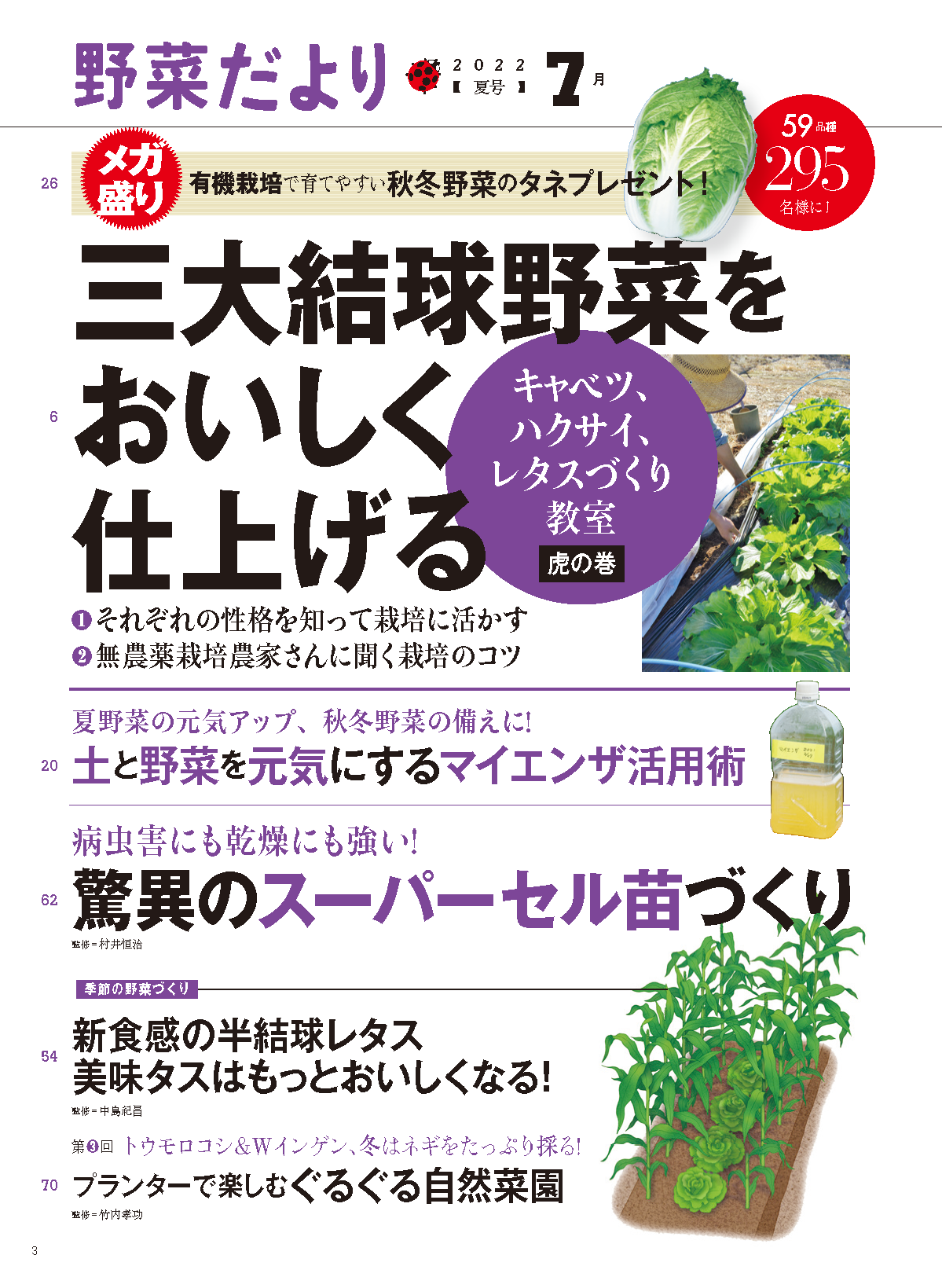 【電子版】野菜だより2022年7月夏号(112207)