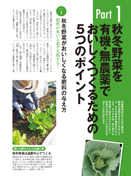 【電子版】秋冬野菜づくり 超基本とコツのコツ 2024年版(122408)
