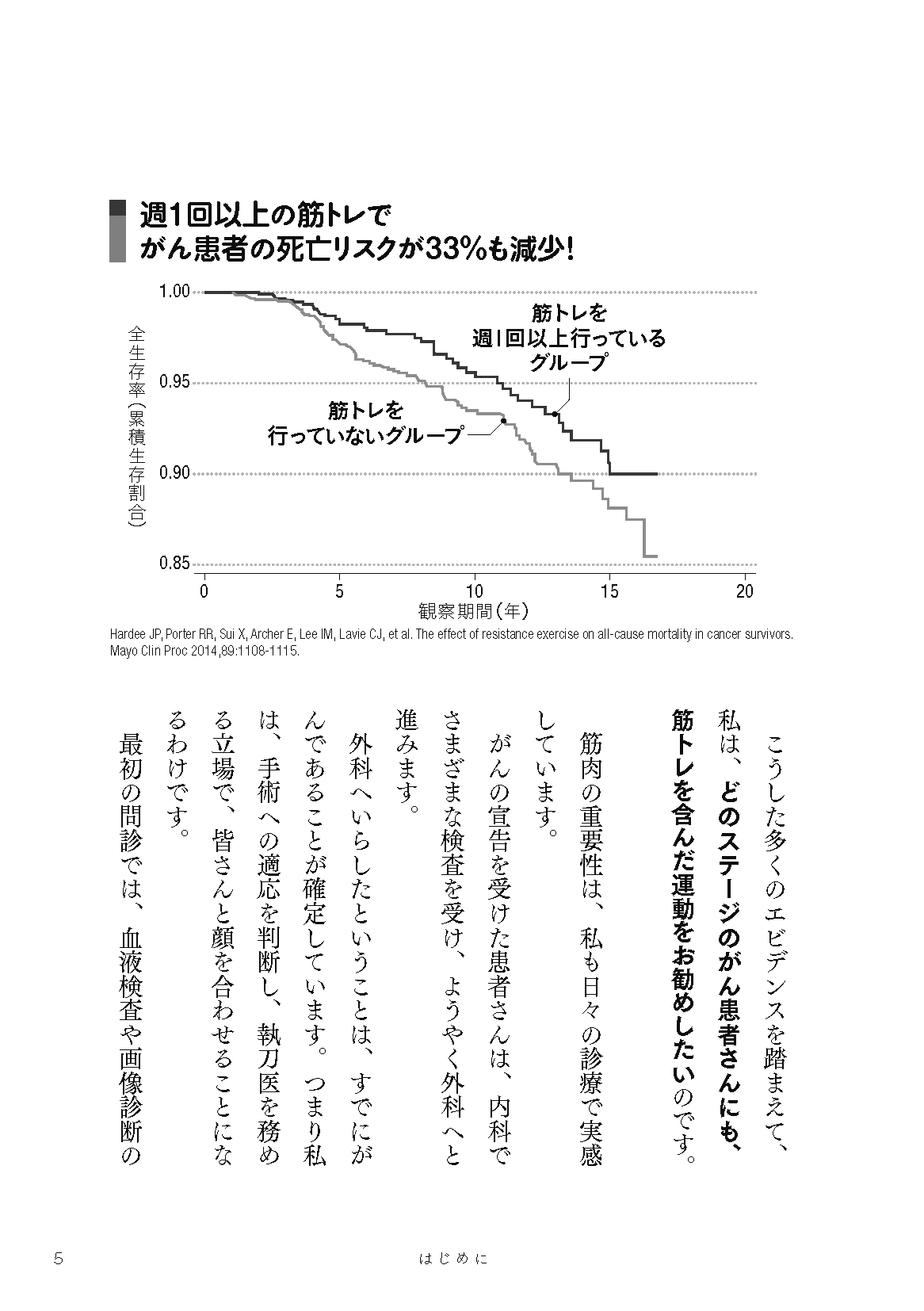 【書籍】がんに負けないたった3つの筋トレ エビデンスに基づいた正しい治し方 新装版(M1953)