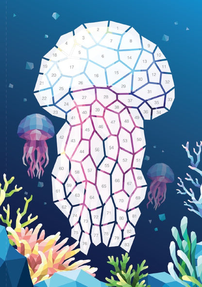 【書籍】シールパズルブック ～海の生き物～(D87)