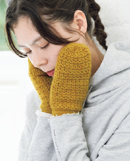 【DL 編み物】スタークロッシェ®のミトン（DLknit0041）