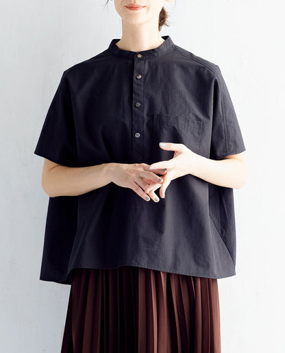 【型紙】スタンドカラースキッパーシャツ　Designed by enanna （EN-0005）