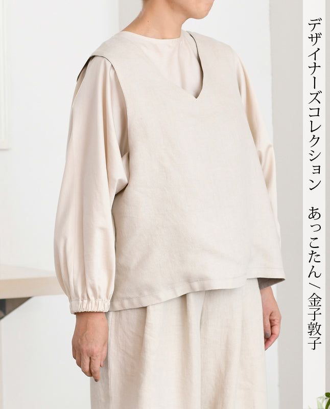 【型紙/レシピなし】リバーシブルベストbyあっこたん/金子敦子 （LBS8726-29）