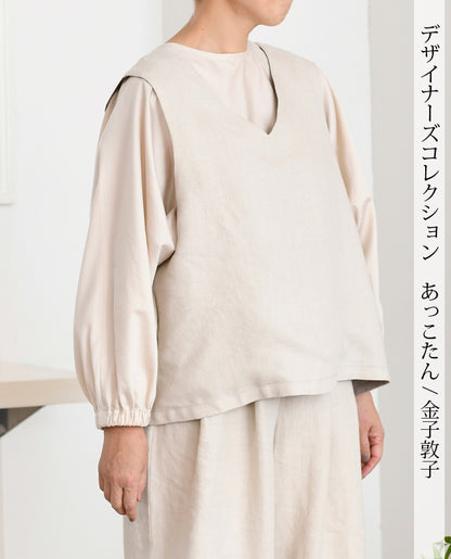 【型紙/レシピなし】リバーシブルベストbyあっこたん/金子敦子 （LBS8726-29）