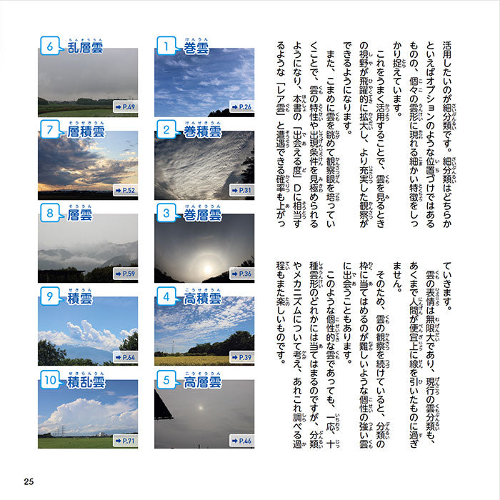 【書籍】雲の図鑑 十種雲形の自由研究を楽しむ本(M1760)