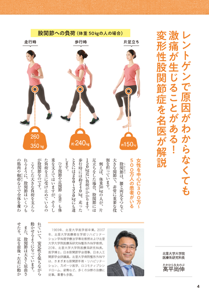 【書籍】股関節痛 名医が教える最高の治し方 新装版(M1802)
