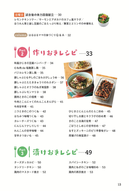 【書籍】はるはるママのスポーツごはん 新装版(M1885)