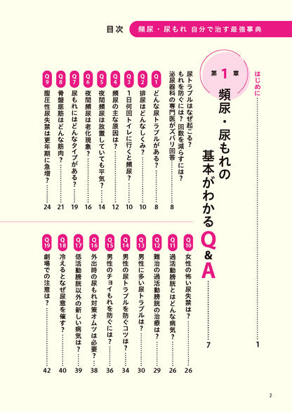 【書籍】頻尿・尿もれ 自分で治す最強事典(M1936)