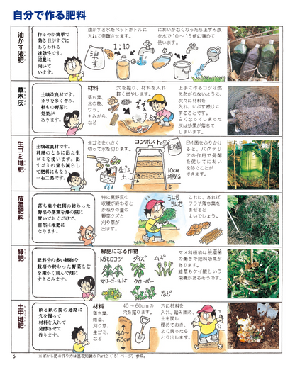 【書籍】増補改訂版　まんがと写真でわかる家庭菜園春夏秋冬(M1950)