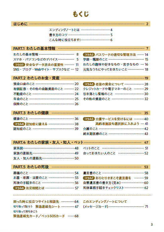 【書籍】おひとりさまのエンディングノート(M1976)