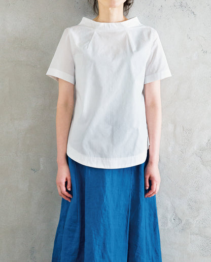 【型紙】ボトルネックプルオーバー （半袖）designed byかたやまゆうこ（KY-0006)
