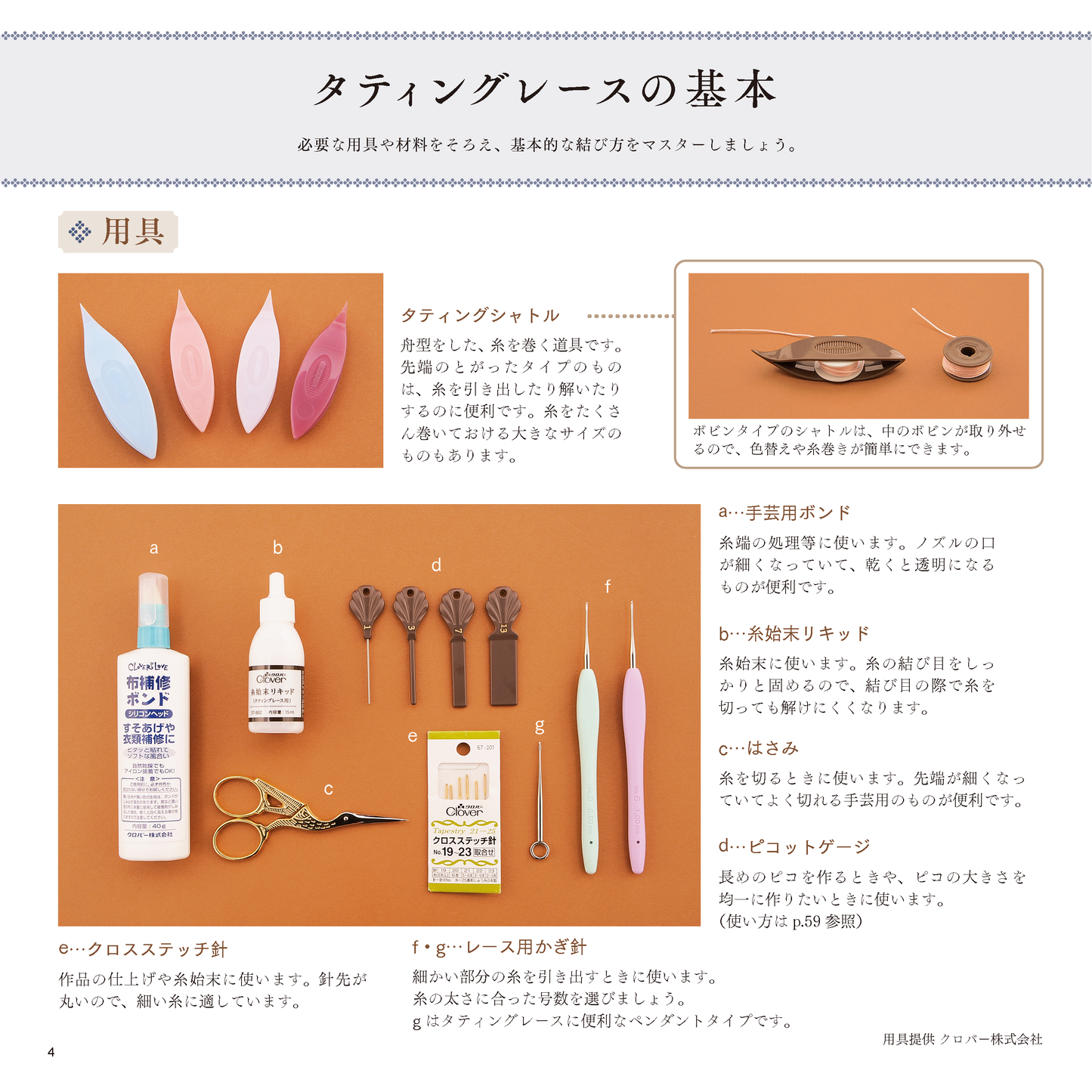 【電子版】小さくてかわいいタティングレースのアクセサリー(S3577)