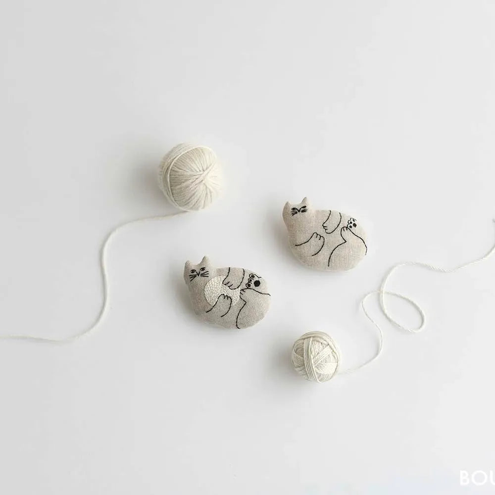 【書籍】nekogaoの刺繍ブローチと小物(S8057)