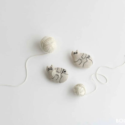 【書籍】nekogaoの刺繍ブローチと小物(S8057)