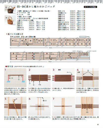 【書籍】作りたくなる紙バンドのかごバッグと雑貨(S8674)