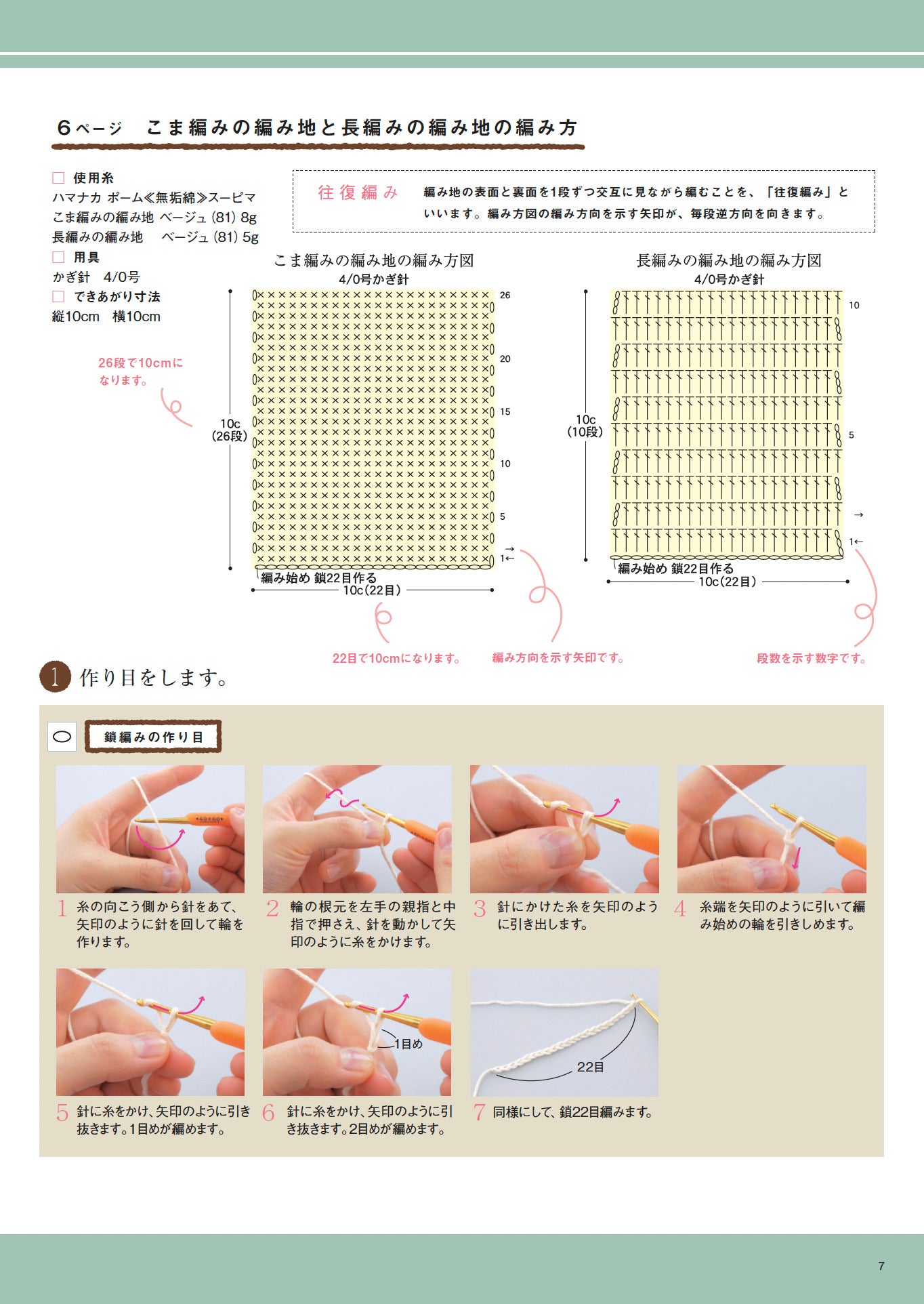 【本+材料キット】基本のかぎ針編みおためしスターターキット(kit-0100)