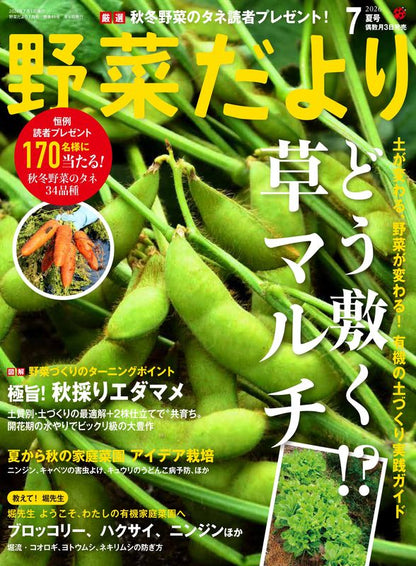 【書籍】野菜だより2026年7月夏号(112607)